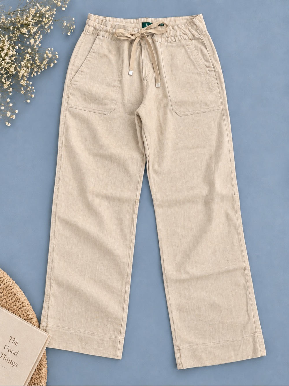 Ralph Lauren Beige Drawstring Chinos